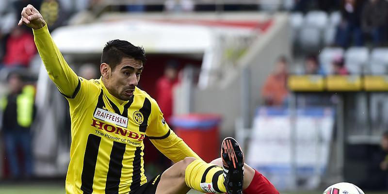 Zarate (links), hier noch als Gegner von Thun