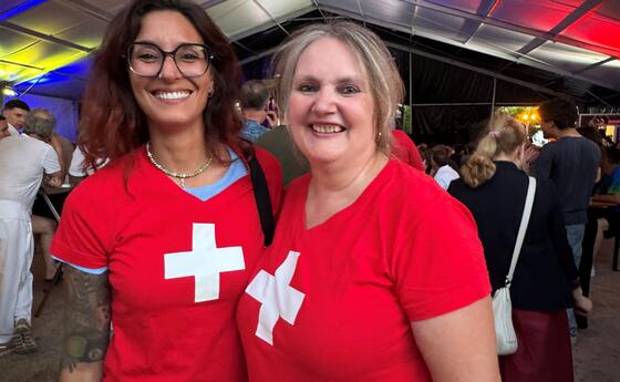 2. Gruppenspiel der Schweiz  an der WM-Meile in Vaduz (18.06.2026)