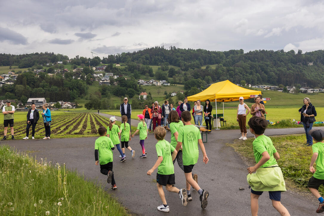 Sponsorenlauf der Primarschule Mauren