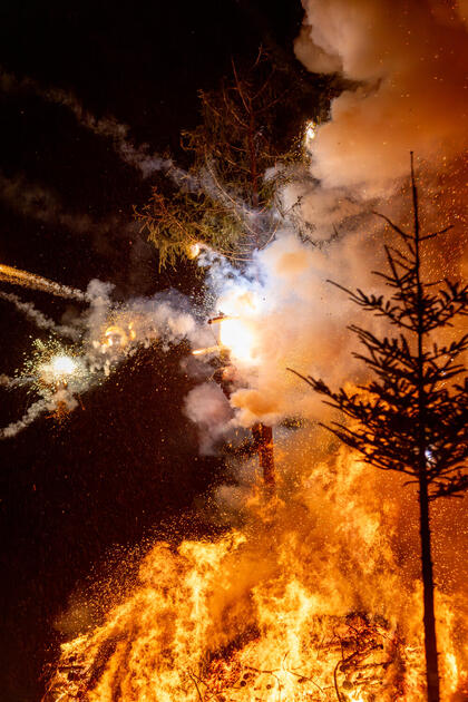 Funken Triesen mit Fackelumzug
