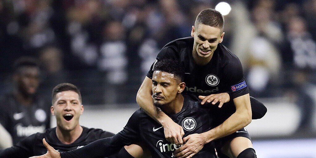 Erfolgsduo weg: Nach Luka Jovic (li.) verlässt auch Sébastien Halle (mitte) Eintracht Frankfurt