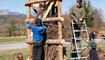 Kinder bauen Funken in Schaanwald