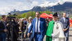 Feierlichkeiten zum Jubiläum bei der alten Rheinbrücke Vaduz–Sevelen