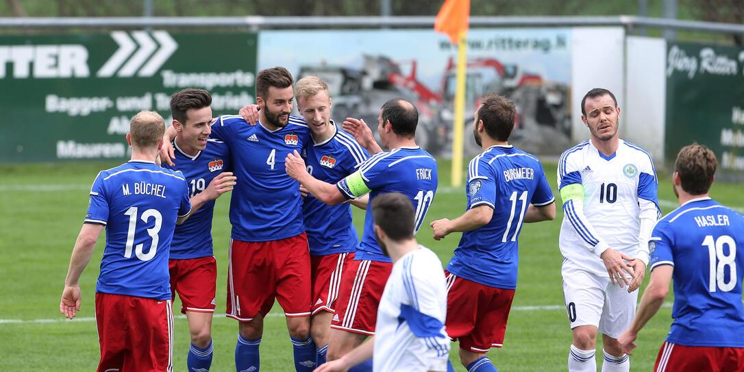 Fussball Testspiel Liechtenstein - San Marino