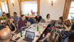Öffentliche Redaktionssitzung im Cafe Guflina in Triesenberg
