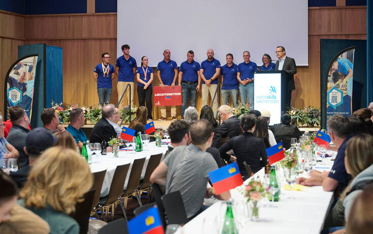 Empfang Euroskills Herning Team