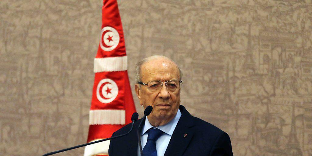 Intensivierte Beziehungen: Tunesiens Präsident Caïd Essebsi besucht am Mittwoch die Schweiz (Archiv).