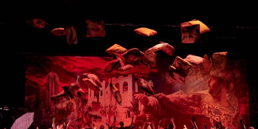 Händels "Belshazzar" hatte am 3. November 2019 Premiere am Opernhaus Zürich. Händels "Belshazzar" hatte am 3. November 2019 Premiere am Opernhaus Zürich.