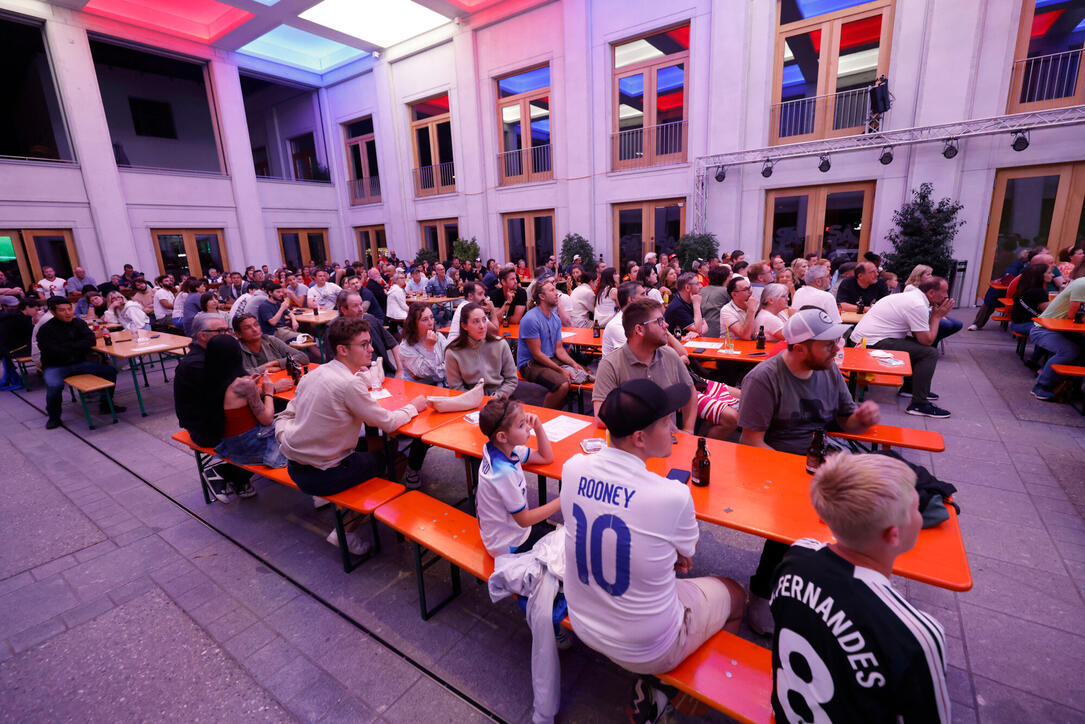 FINALE beim Public-Viewing im  SAL in Schaan.