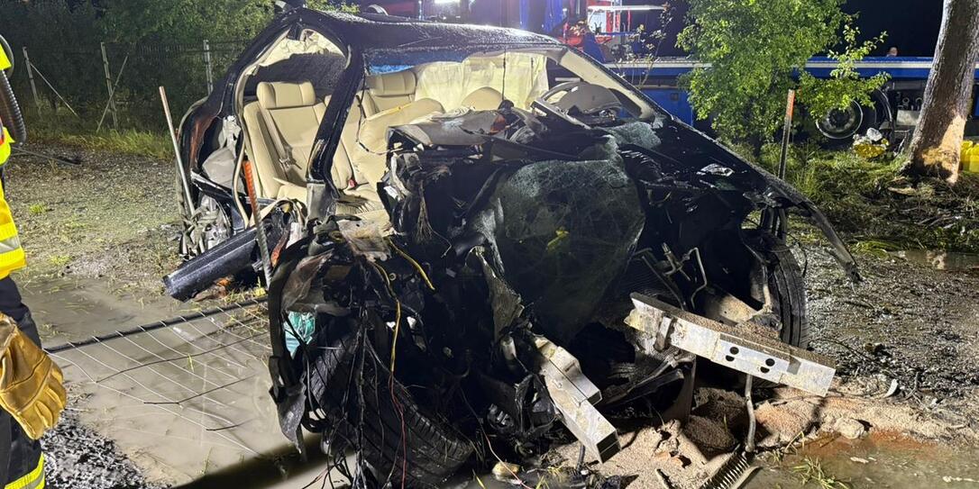 Die Feuerwehr Mauren war mit 22 Einsatzkr&auml;ften vor Ort.