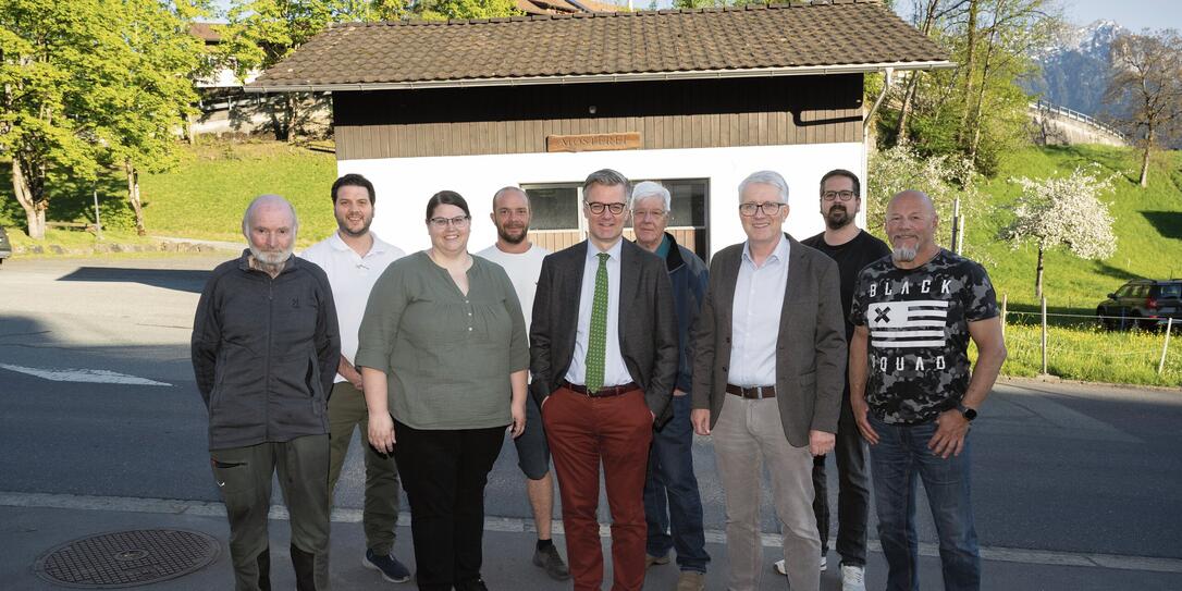 Ein exklusiver Club: Die MG Schellenberg.