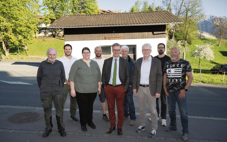 Ein exklusiver Club: Die MG Schellenberg.