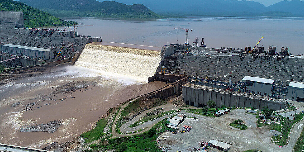 Streitobjekt: Der Grand Ethiopian Renaissance Dam auf dem Blauen Nil in Äthiopien. Foto: Yirga Mengistu/Adwa Pictures Plc/dpa