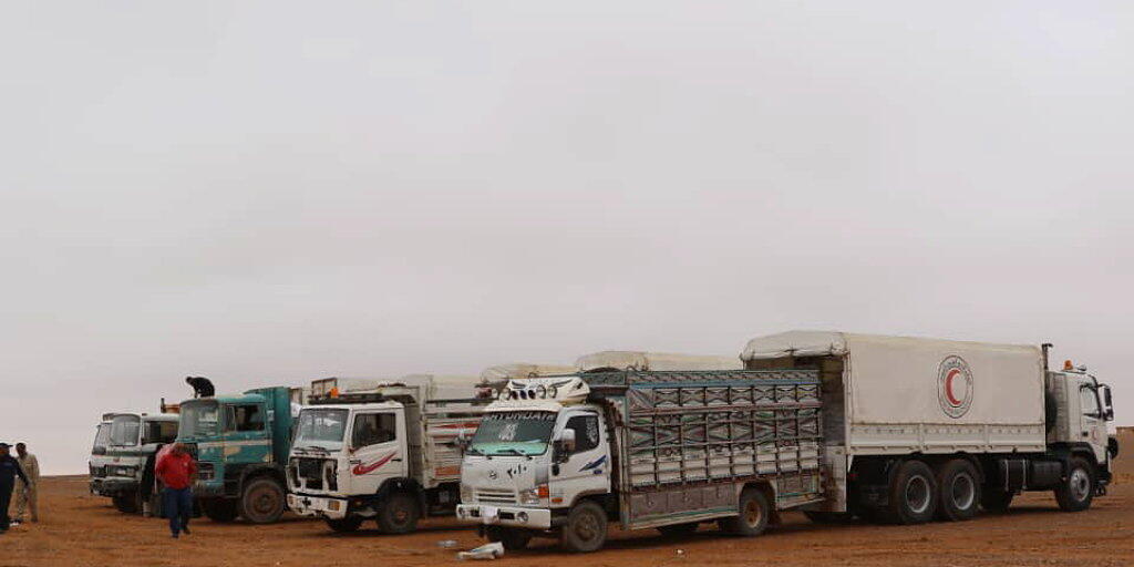 369 Lastwagen bringen seit Sonntag Hilfsmittel für 650'000 Syrer ins Land. (Symbolbild)