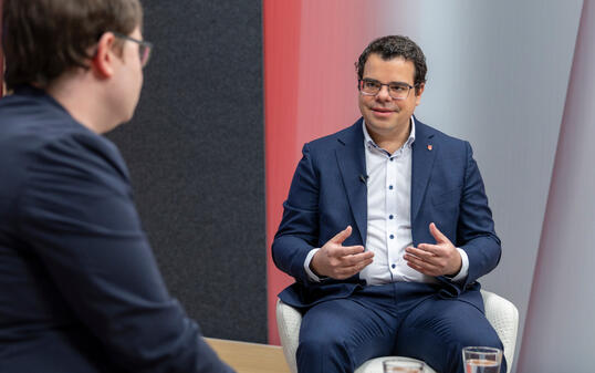 Studiotalk mit Christian Öhri in Vaduz