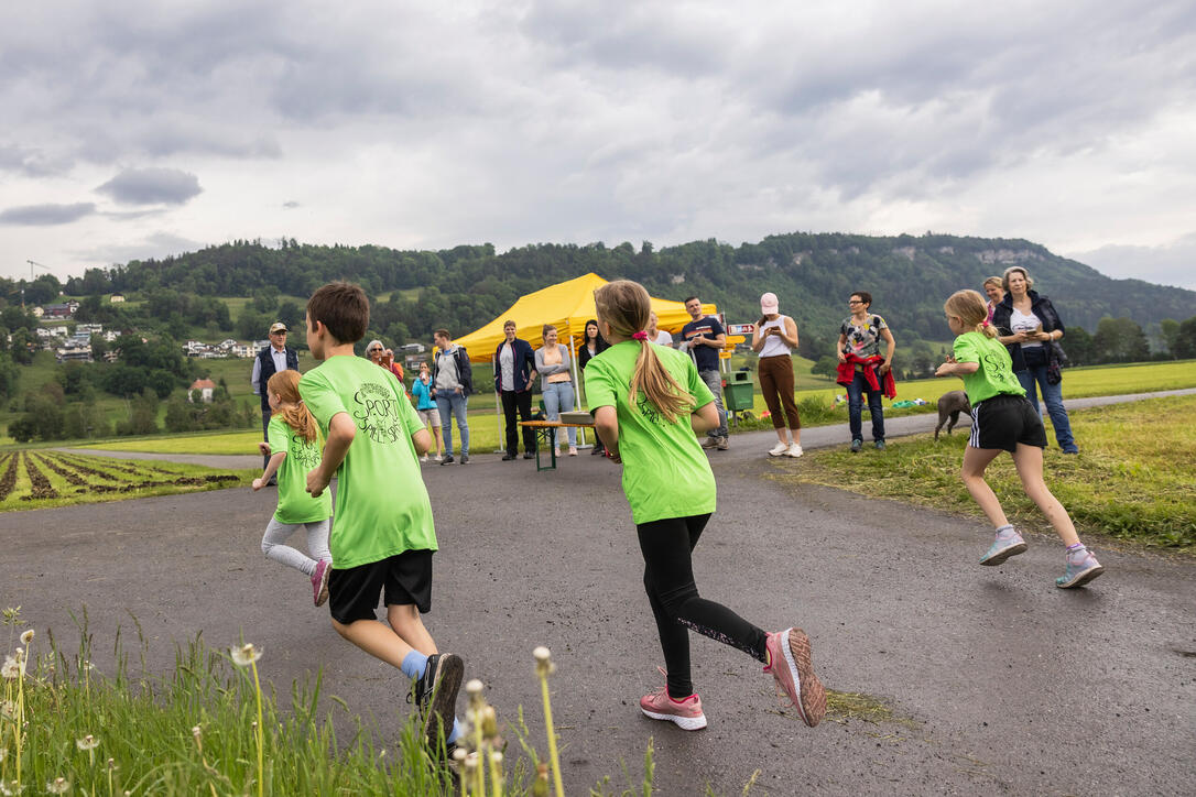 Sponsorenlauf der Primarschule Mauren