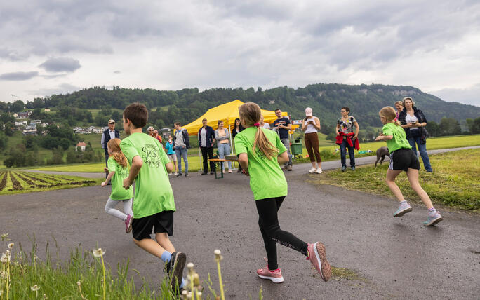 Sponsorenlauf der Primarschule Mauren