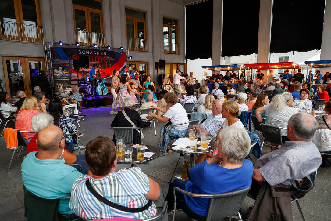 Auftakt Schaaner Sommer im Lindahof, in Schaan.