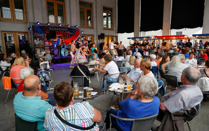 Auftakt Schaaner Sommer im Lindahof, in Schaan.