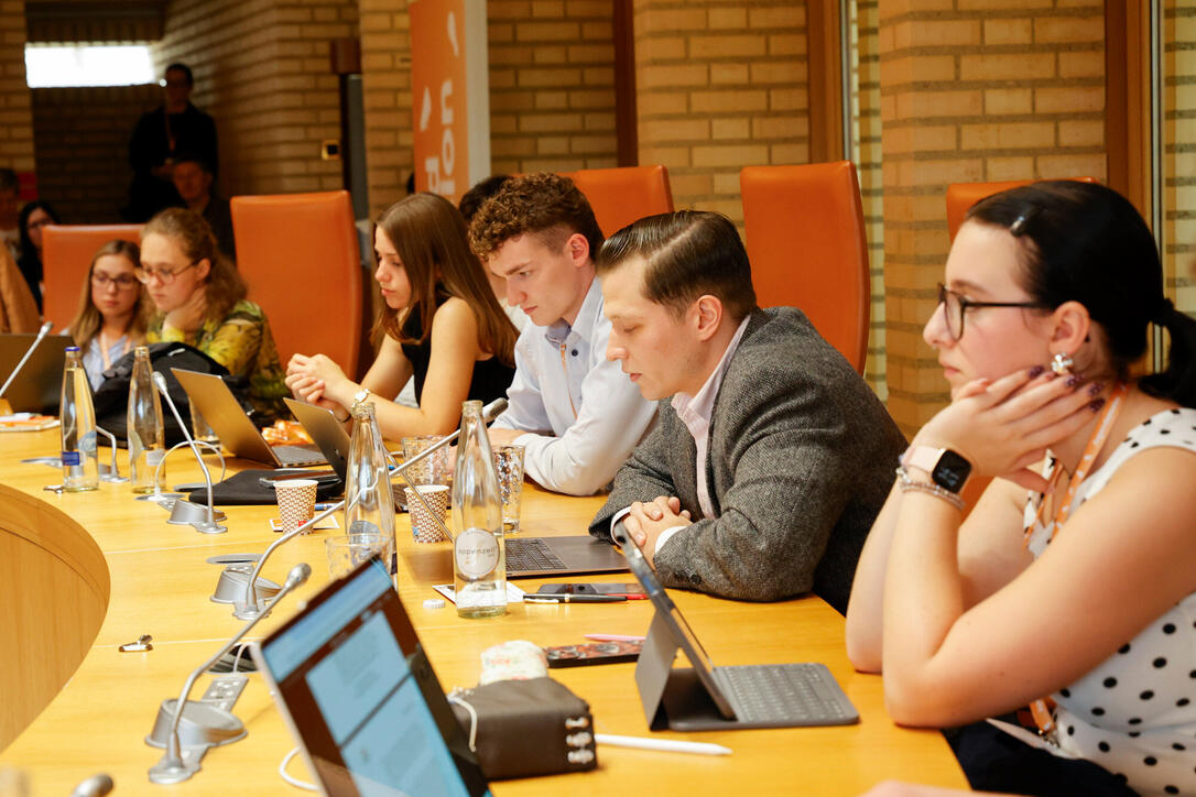 10. Jugendsession im Liechtensteiner Landtag.