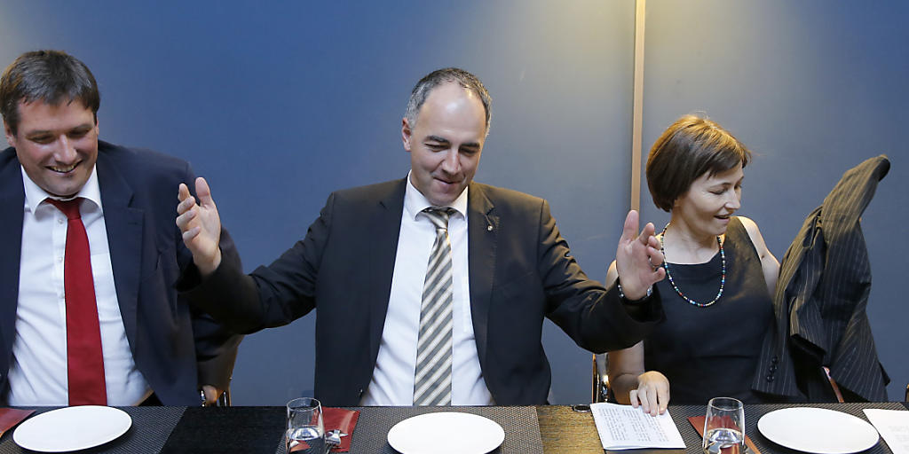 Christ sein: CVP-Präsident Christophe Darbellay (Mitte)