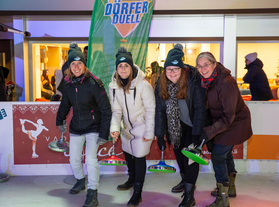 Dörferduell Eisstockschiessen