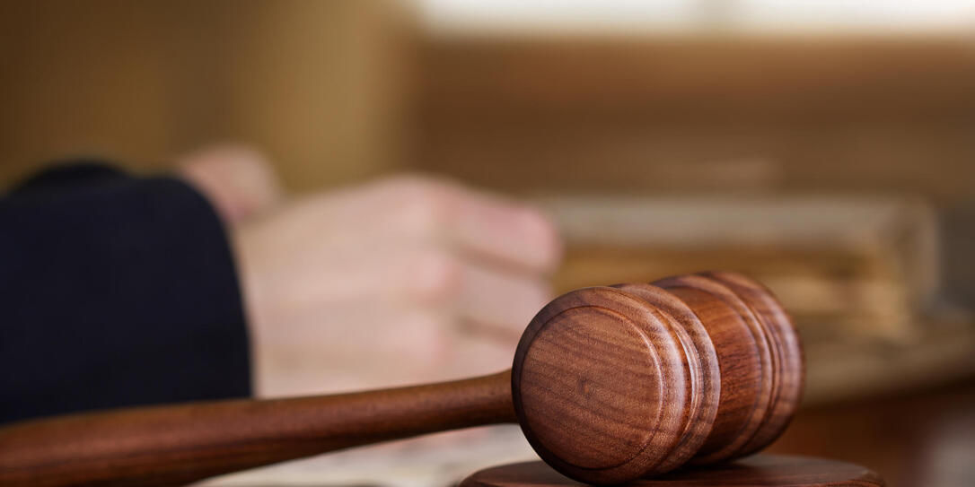 Gavel and judge Gavel and judge