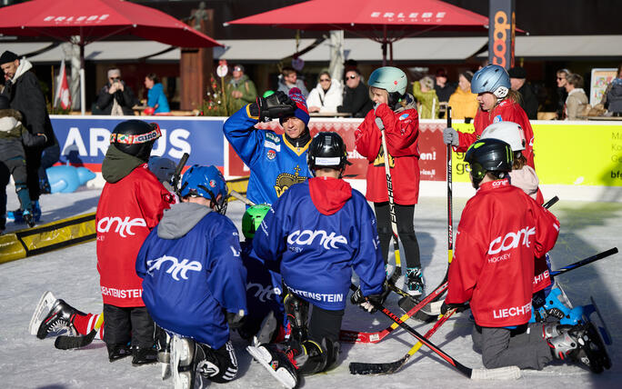 Eishockey-Schnupperkurs in Vaduz