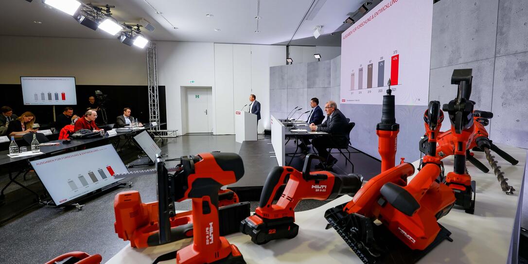 Liechtenstein Schaan Hilti AG Bilanzmedienkonferenz 2021 Liechtenstein Schaan Hilti AG Bilanzmedienkonferenz 2021