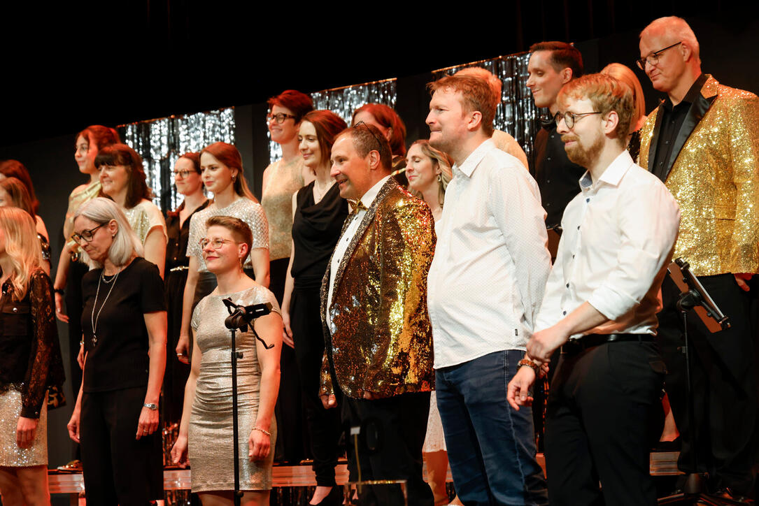 Jubil&auml;umskonzert des Young Unlimited Chors im Gemeindesaal von Mauren.