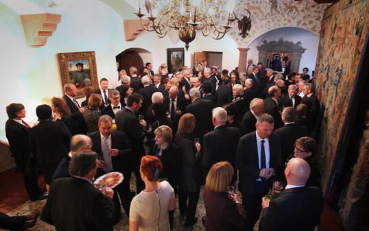 Neujahrsempfang auf Schloss Vaduz  08.01.15