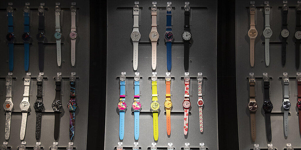 Die Uhren von Swatch waren im ersten Semester weniger gefragt als zuletzt. (Archivbild)