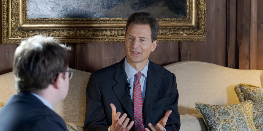 Neujahrsinterview mit Erbprinz Alois, auf Schloss Vaduz,