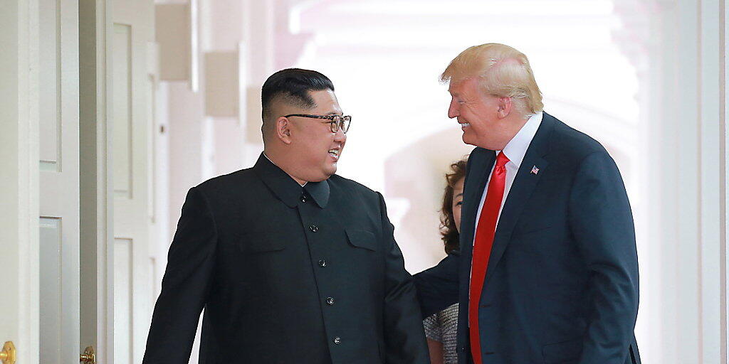 Baldiges Wiedersehen in Washington? Nordkoreas Machthaber Kim Jong Un nahm eine Einladung von US-Präsident Donald Trump an.