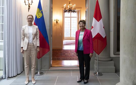 SCHWEIZ LIECHTENSTEIN BESUCH