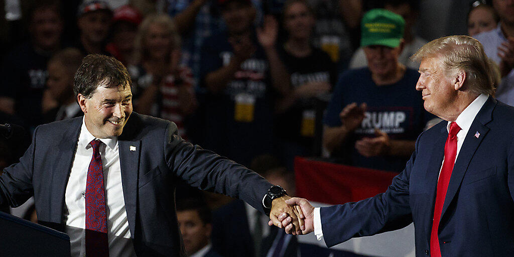 Stimmungstest wohl bestanden: Der von US-Präsident Donald Trump unterstützte Kandidat Troy Balderson gewann laut vorläufigen Resultaten knapp die Nachwahl in Ohio um einen Sitz im Repräsentantenhaus. (Archivbild)