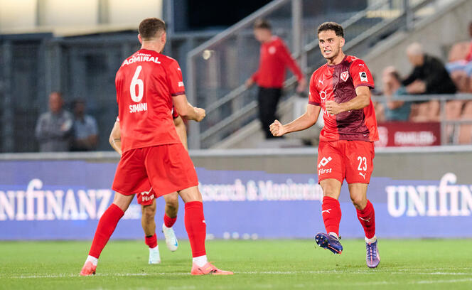 Fabrizio Cavegn traf gegen St.Patrick&rsquo;s Athletic doppelt. Das alte System mit zwei St&uuml;rmern macht ihn wieder brandgef&auml;hrlich.