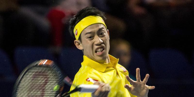 Kei Nishikori ist zum zweiten Mal im Halbfinal der Swiss Indoors