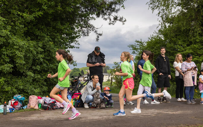 Sponsorenlauf der Primarschule Mauren