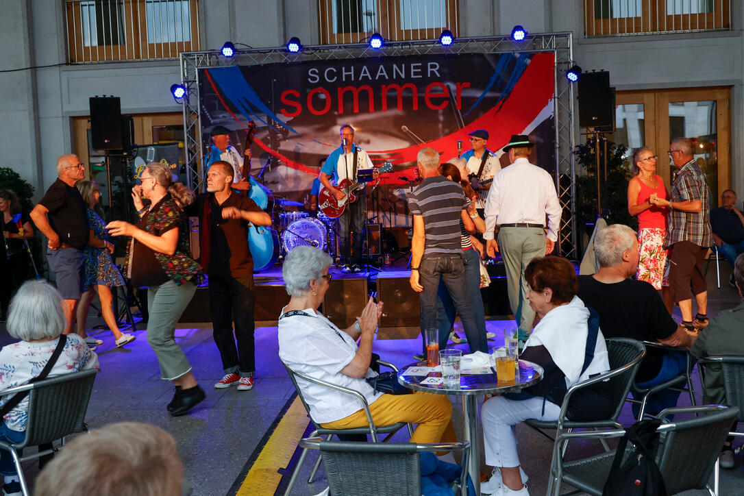 Auftakt Schaaner Sommer im Lindahof, in Schaan.