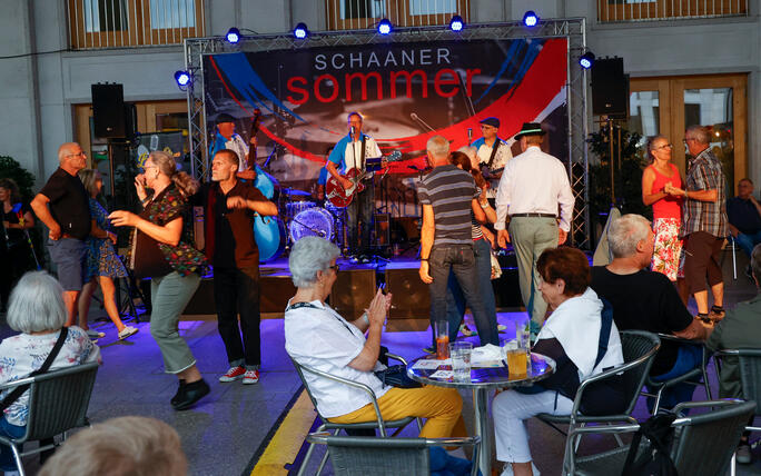 Auftakt Schaaner Sommer im Lindahof, in Schaan.