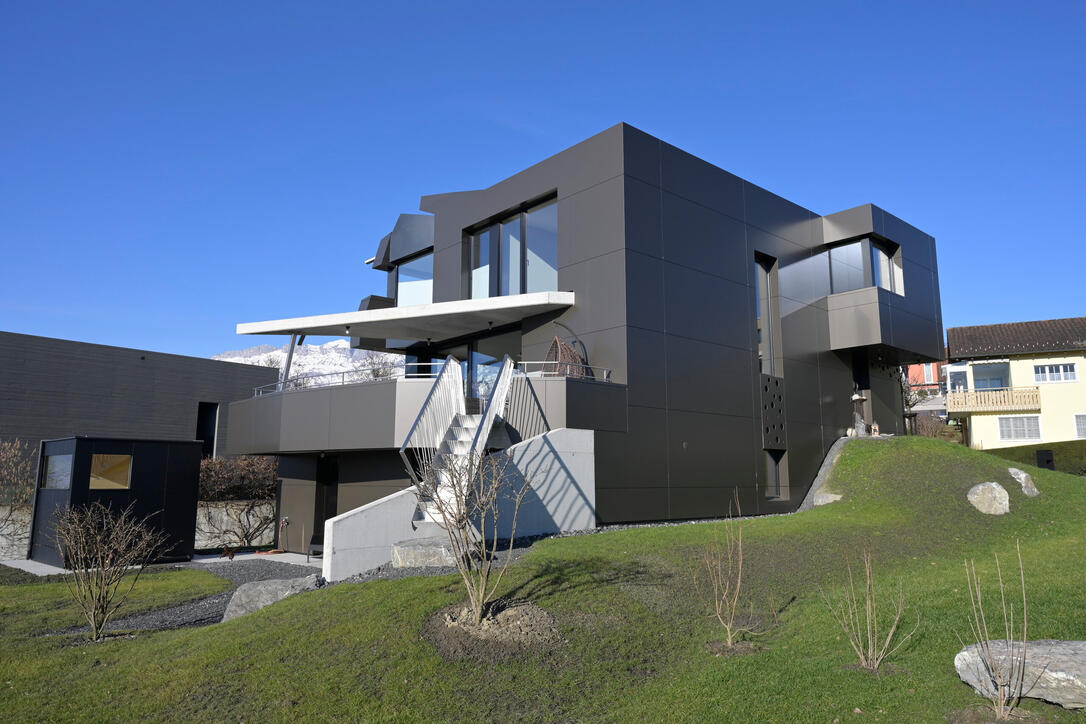 Architektur in Liechtenstein: Ein Gebäude mit frechem Touch