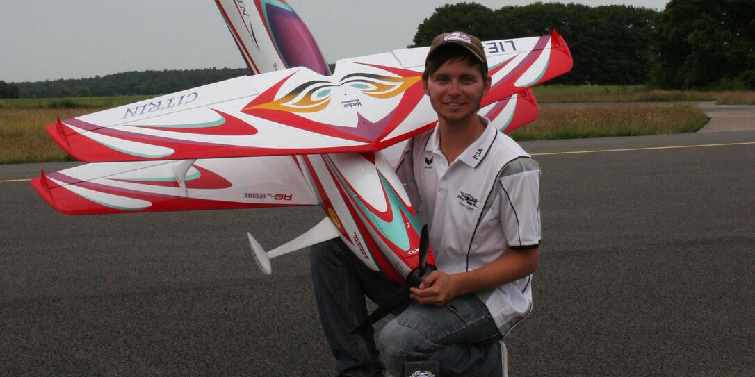 Modellflieger Stefan Kaiser