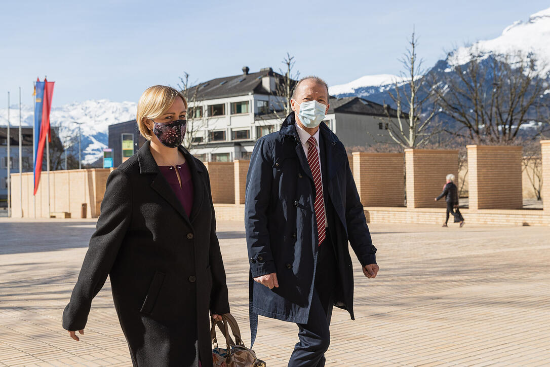 Landtagseröffnung 2021 in Vaduz