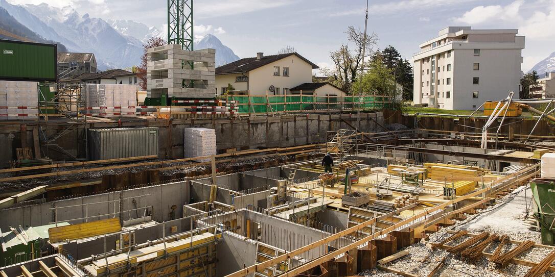 Baustelle Vaduz