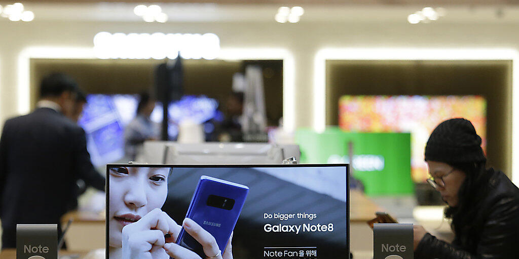 Ergebnis fast verdreifacht: Beim Apple-Rivalen Samsung floriert das Geschäft mit Handys und weiterer Elektronik.