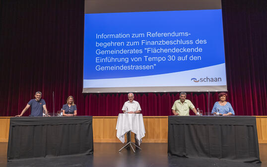 Tempo 30 in Schaan