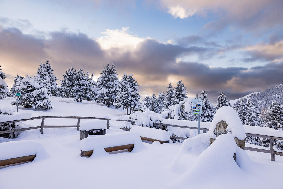 Der erste Schnee in Malbun und Steg