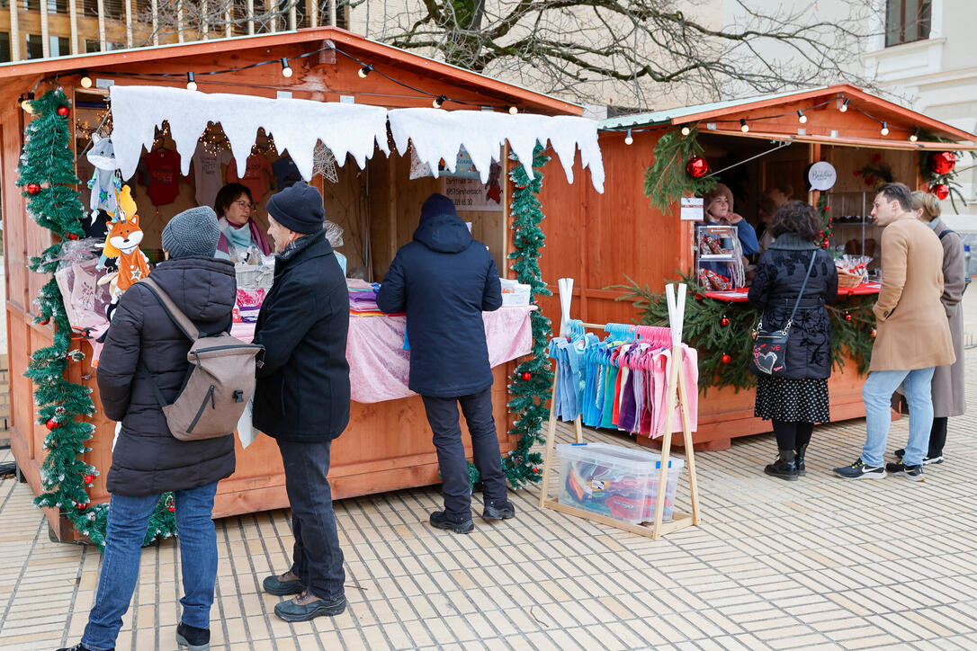 Weihnachtsmarkt, Vaduz, Liechtenstein.