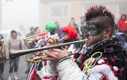 Fasnachtsumzug in Triesenberg